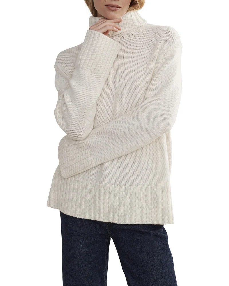 Jet Cashmere Turtleneck Sweater