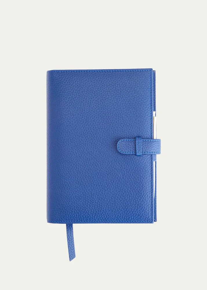 Monogrammed Leather Executive Journal with Rollerball Pen, Personalized