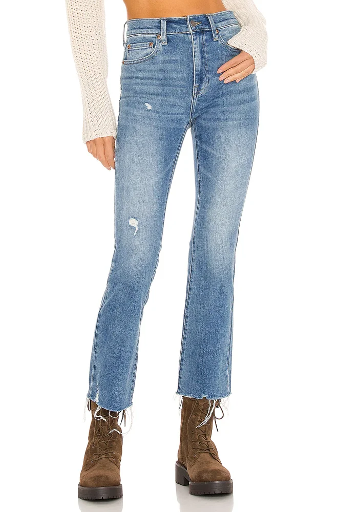 Lennon High Rise Cropped Boot Jeans