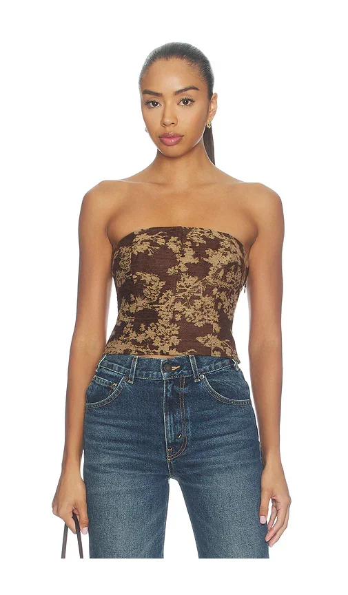 Paulette Strapless Corset Top