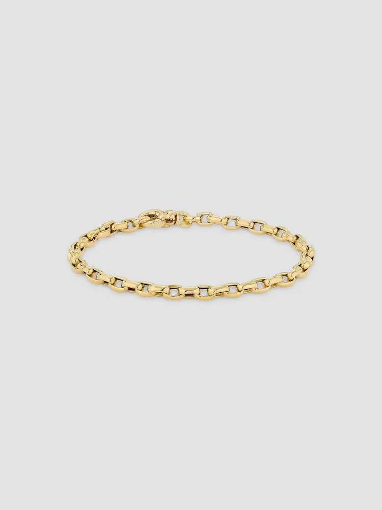 Tiny Treasures 18K Yellow Gold & Ruby Chain Bracelet