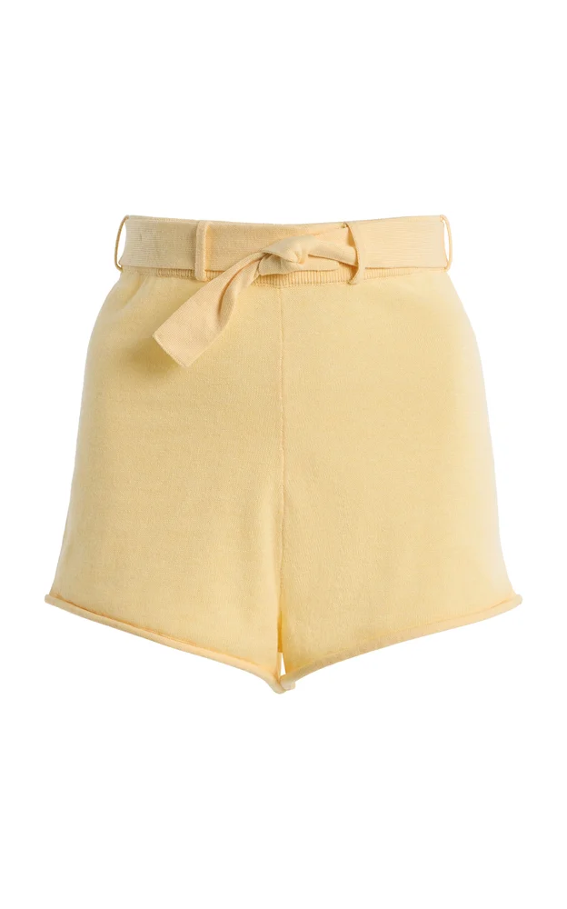 French Cotton-Cashmere Hot Shorts