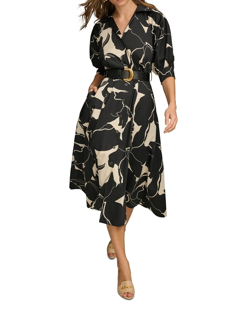 Belted Shirt Dress