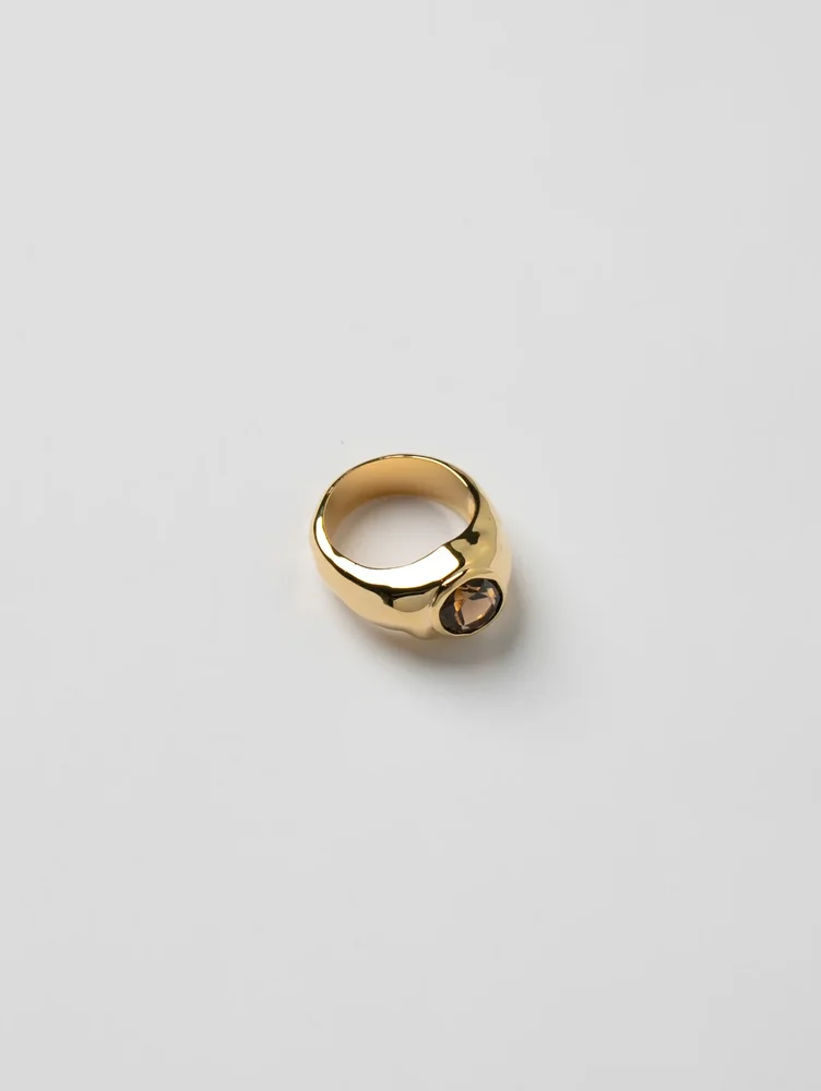 Jayden Ring in Smoke Quartz