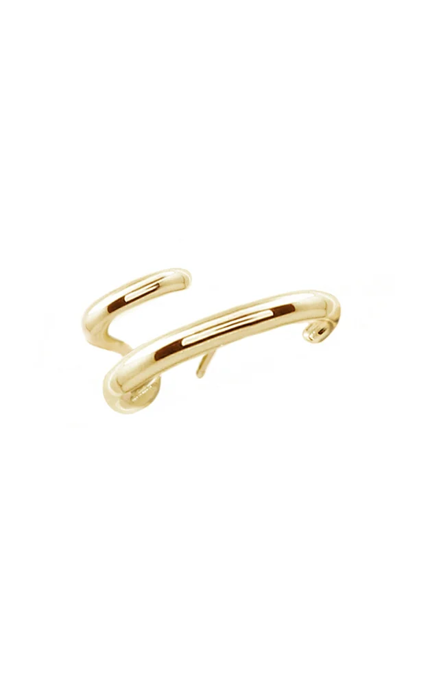 18k yellow Gold Mono Single Earring