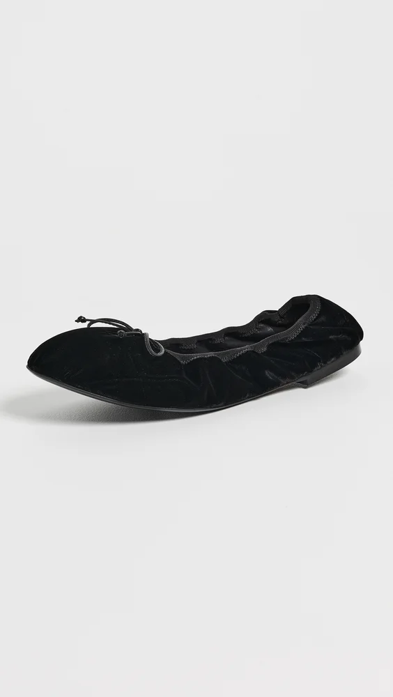 Nia Velvet Ballet Flats