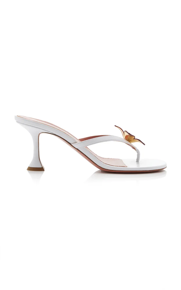 Vittoria Thong Leather Slippers