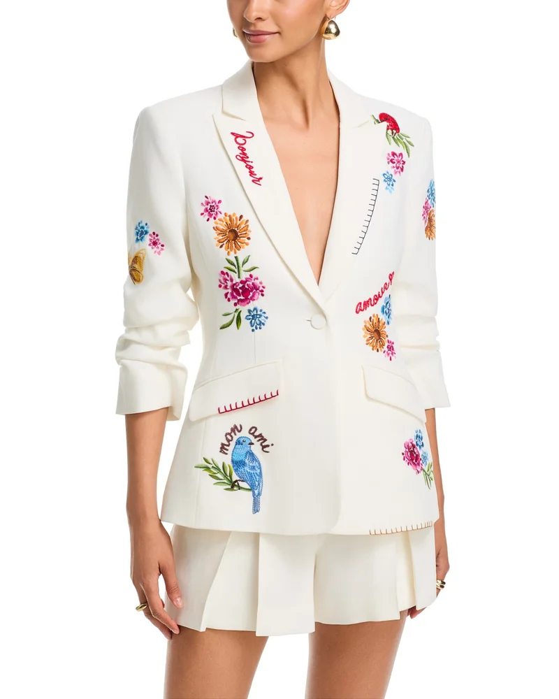 Celeste Vine Scrunched Cheyenne Blazer