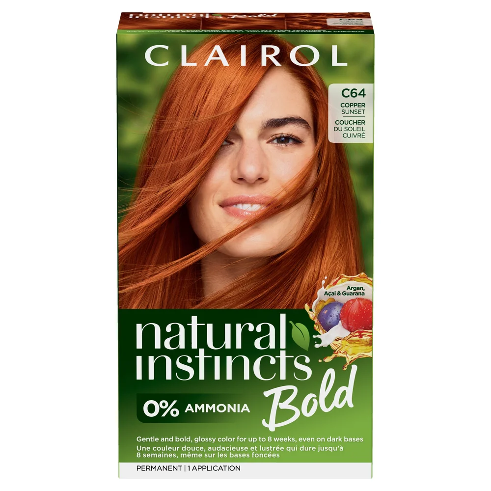 Natural Instincts Bold Permanent Hair Color in Copper Sunset (C64)
