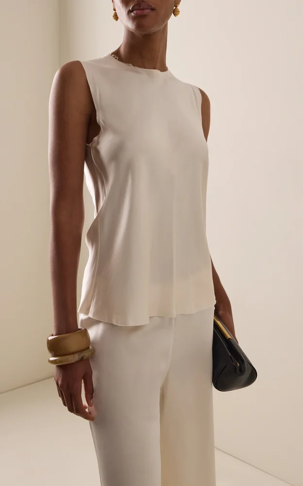 Carine Silk Tank