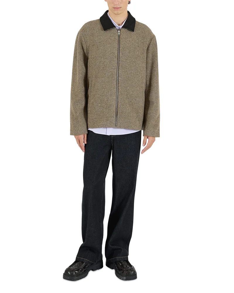 Wool Combo Coat