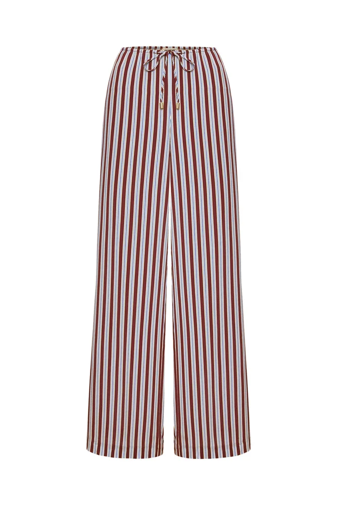 Belize Pant, Milano Stripe Silk