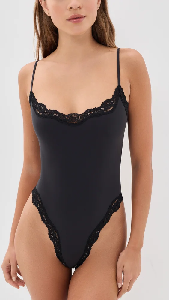 Lace Cami Thong Bodysuit