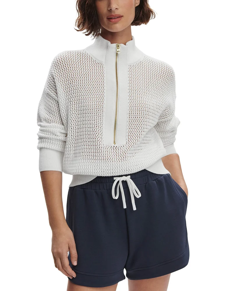 Aurora Half Zip Knit Sweater