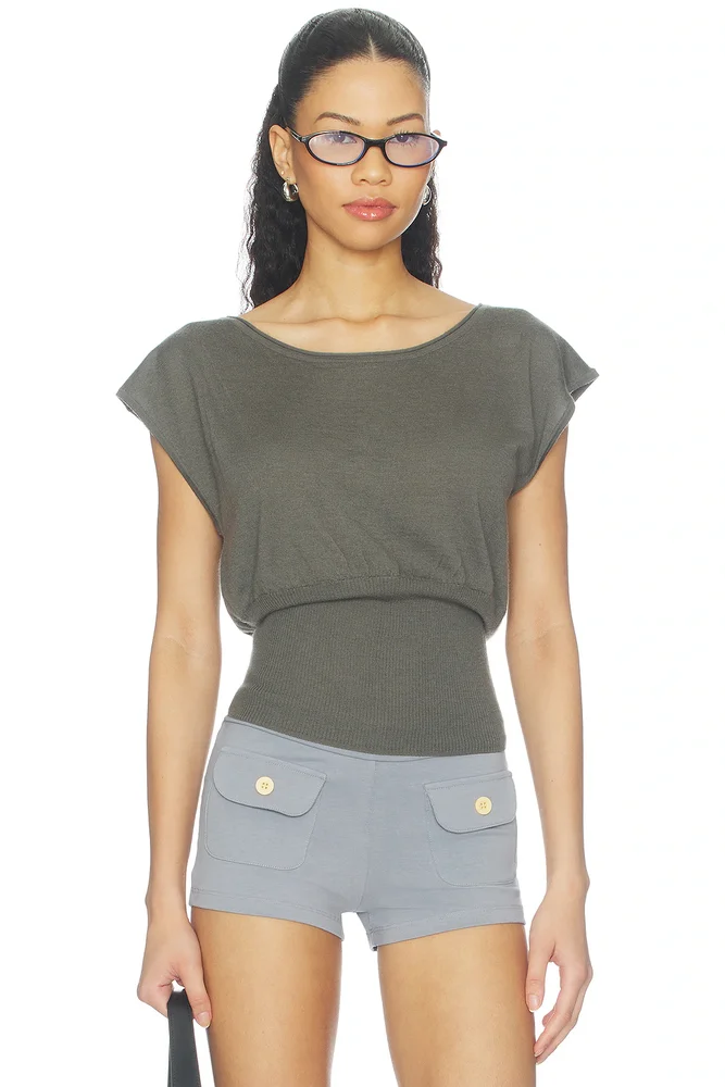 Lightweight Knit Dolman Top