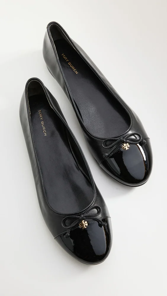 Cap Toe Ballet Flats