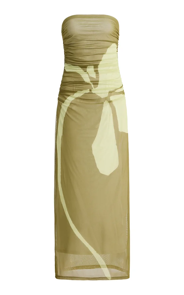 Exclusive Sura Strapless Maxi Dress
