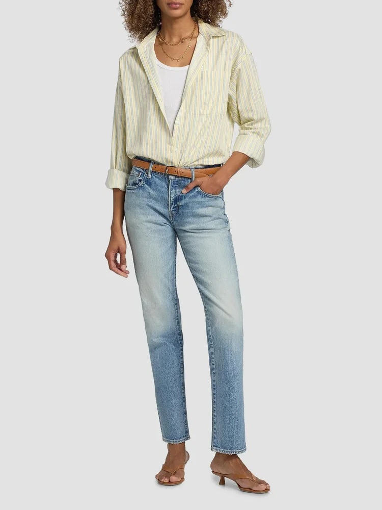 Deland Slim Straight-Leg Jeans