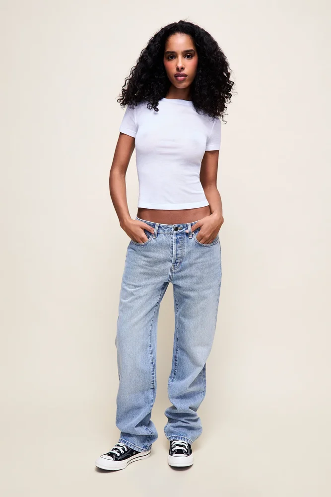 Guizio Relaxed Low Rise Denim