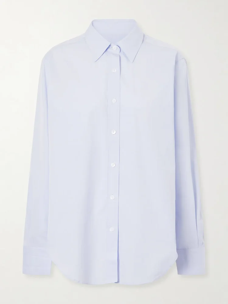 Organic cotton-poplin shirt