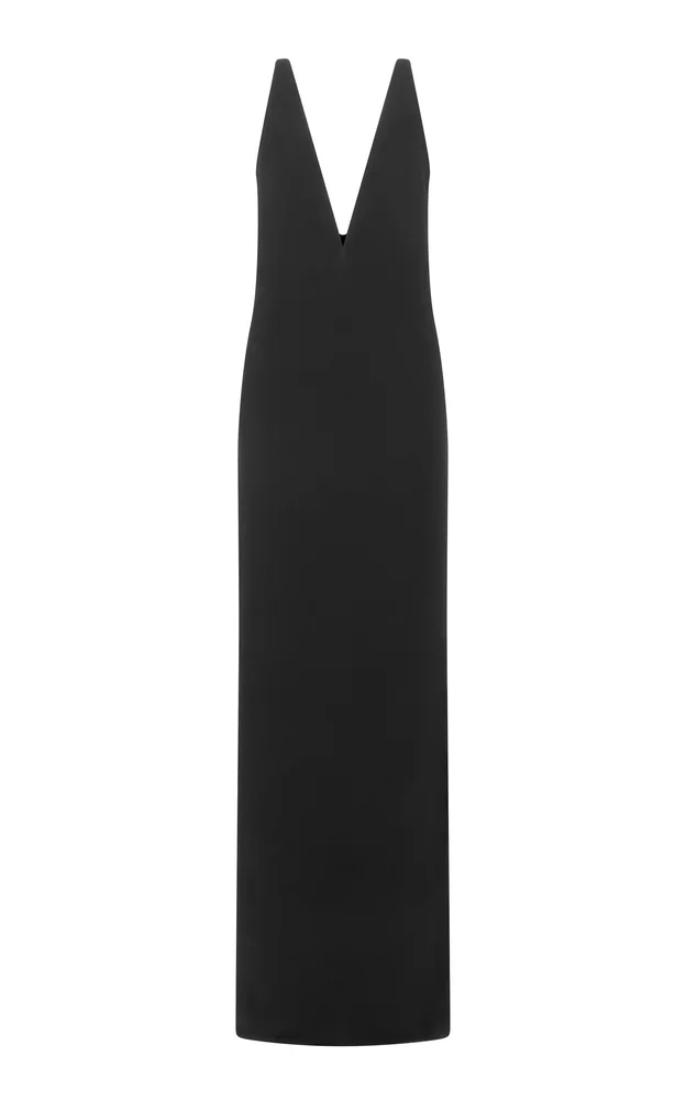 Impossible Suspended Crepe Jersey Maxi Dress