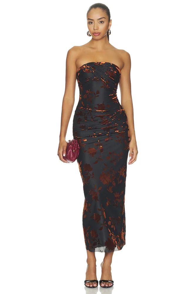 Ceira Strapless Maxi Dress
