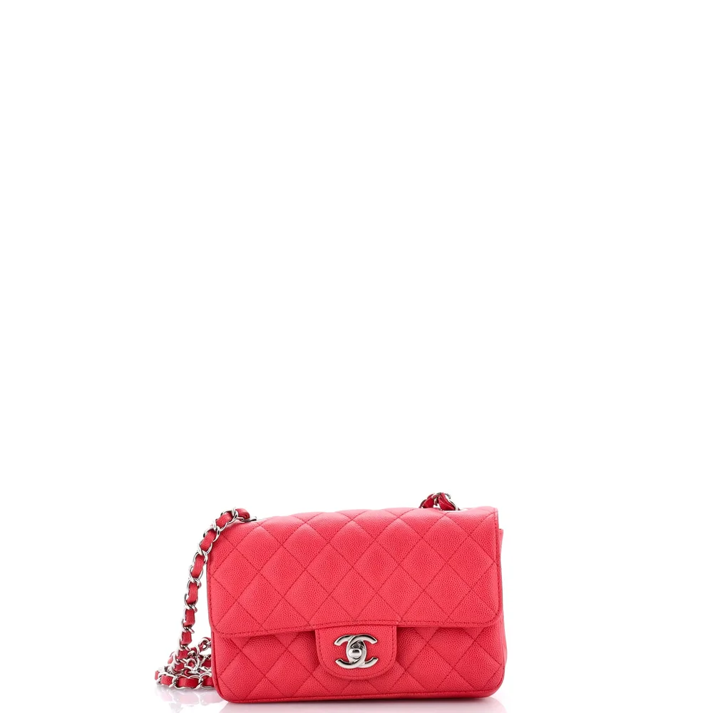 Pre-Owned Chanel Rectangular Mini Classic Flap Bag 20cm