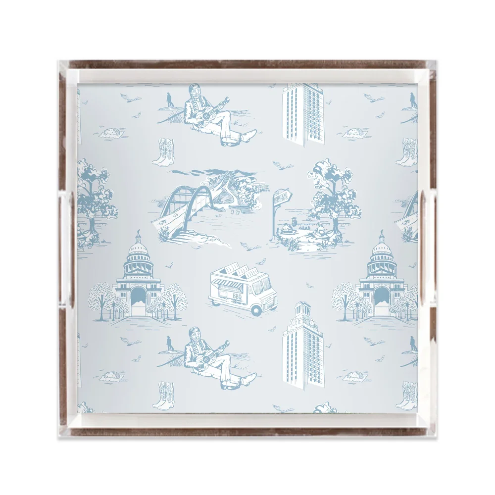 Bridal Toile Lucite Tray