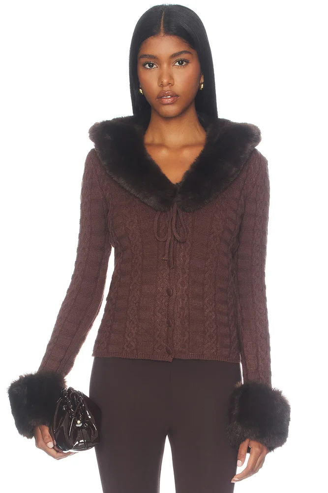 Cable Peggy Cardigan