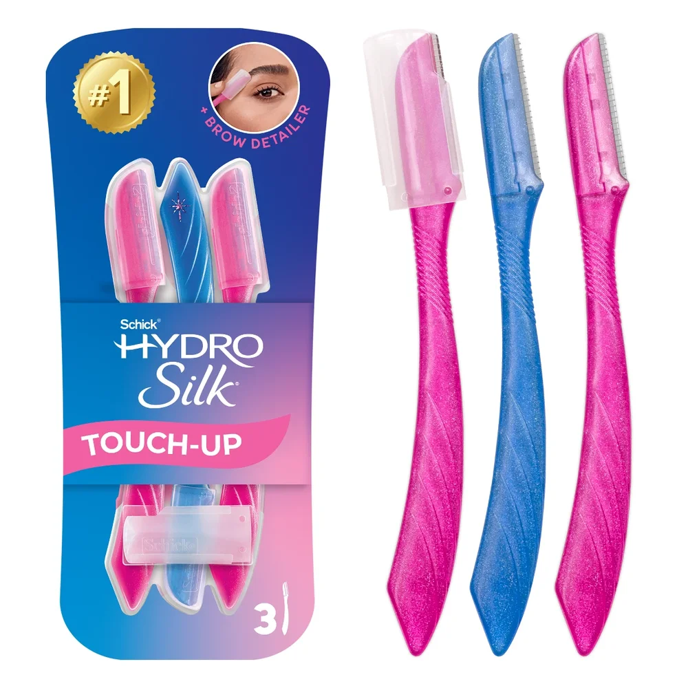 Hydro Silk Touch-Up Dermaplaning Tool with Precision Cover - 3 ct