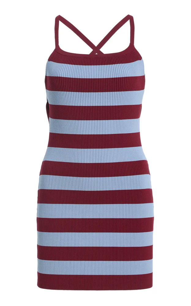 Guillia Stripe Mini Dress