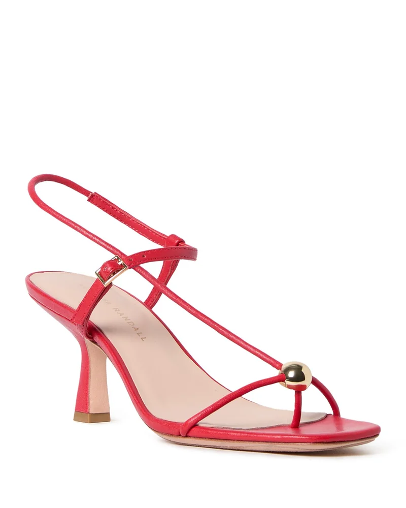 Women's Strappy Embellished High Heel Sandals