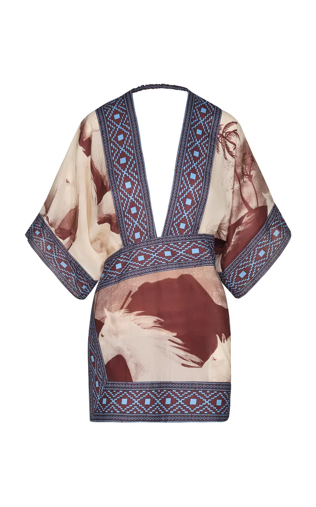 Inundada De Color Cotton Mini Dress