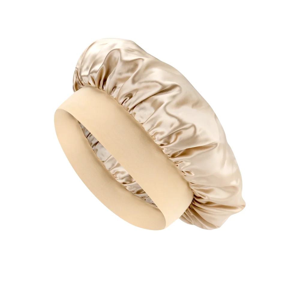 Halo Silk Bonnet - Champagne
