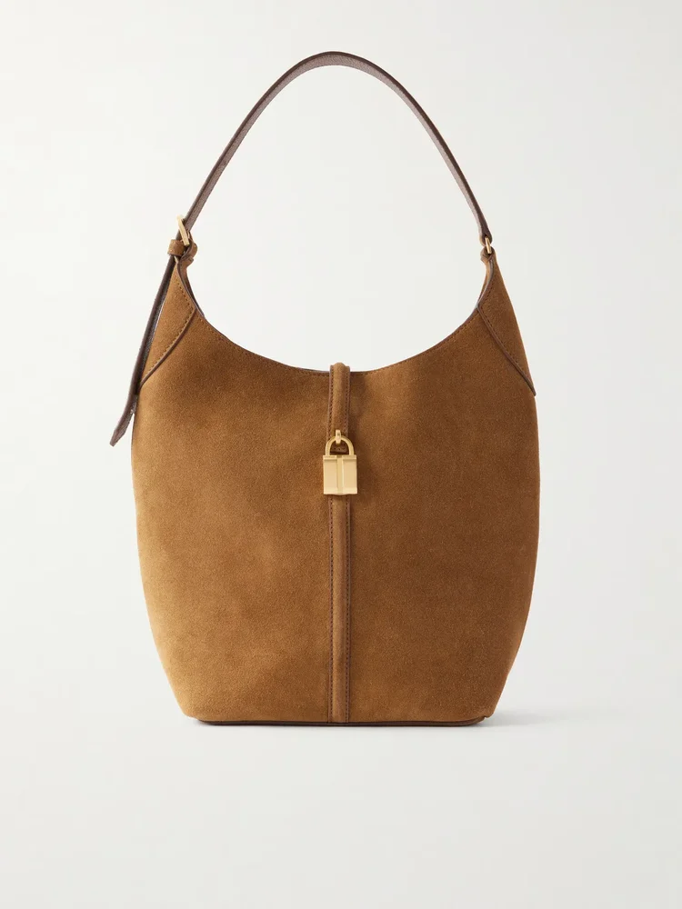 The Siena suede shoulder bag