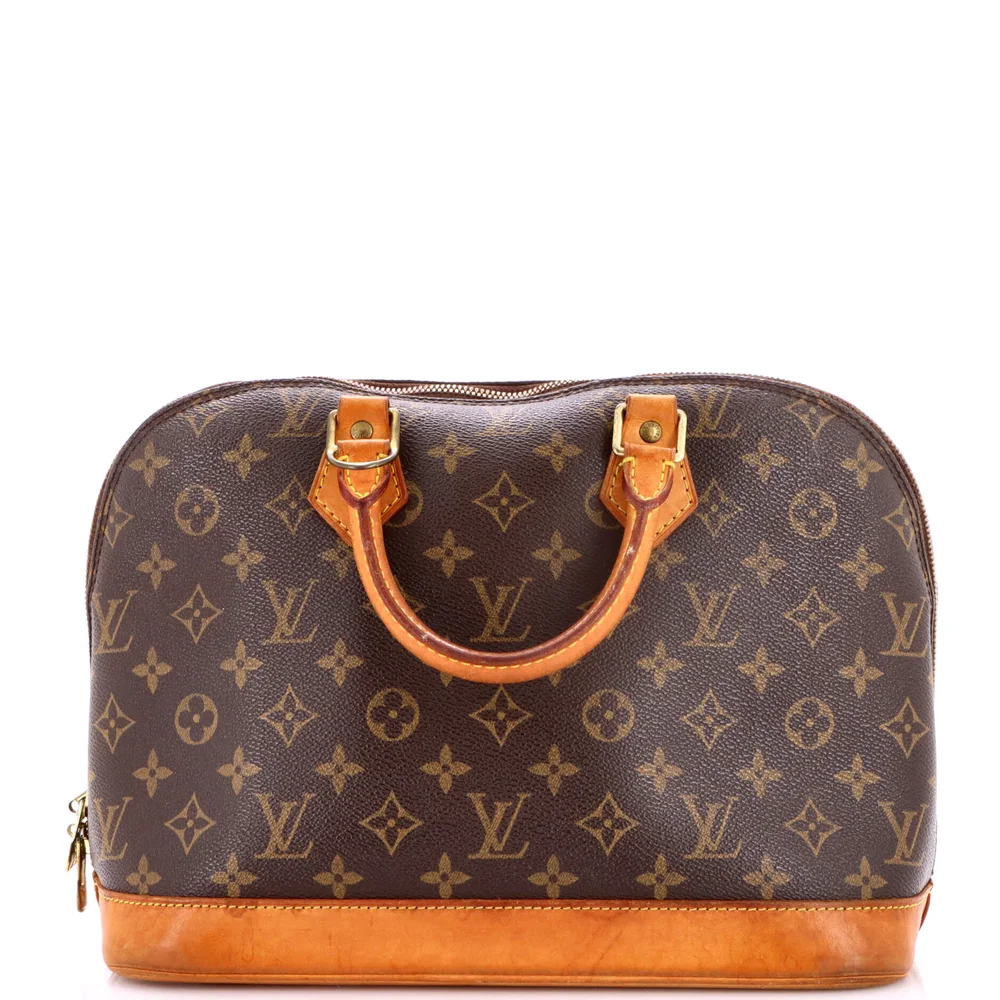Vintage Alma Handbag Monogram Canvas PM