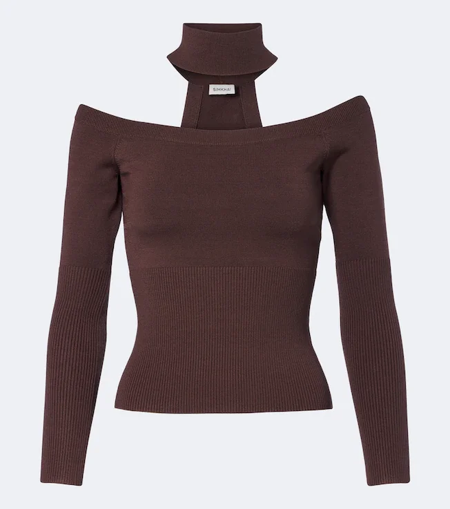 Lila off-shoulder sweater