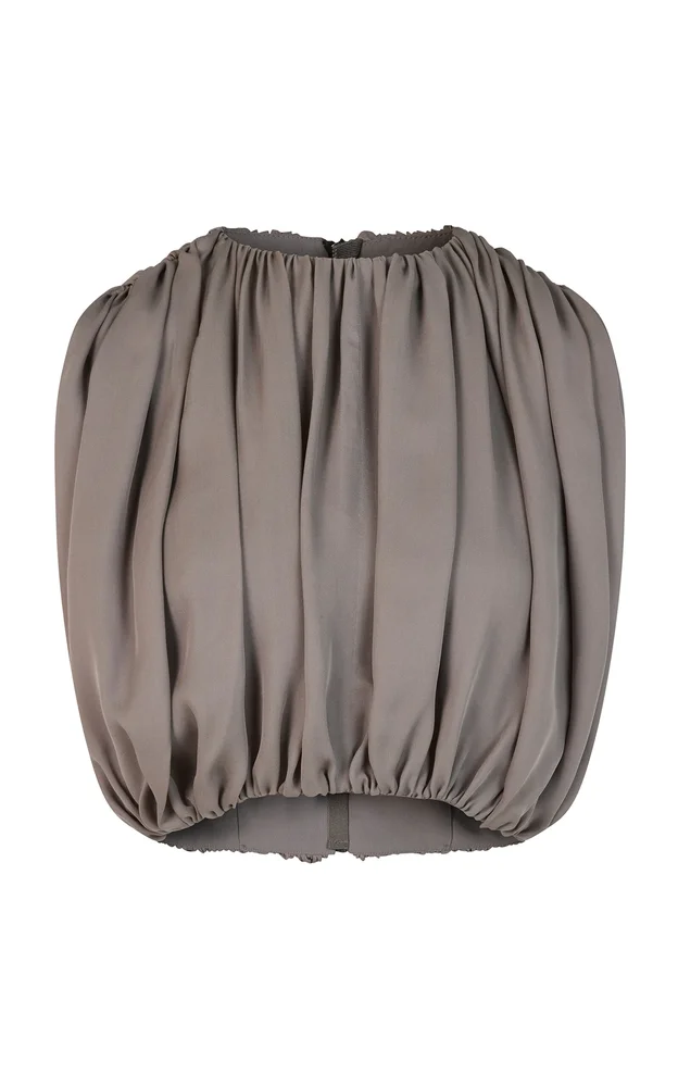 Penny Gathered Silk Top