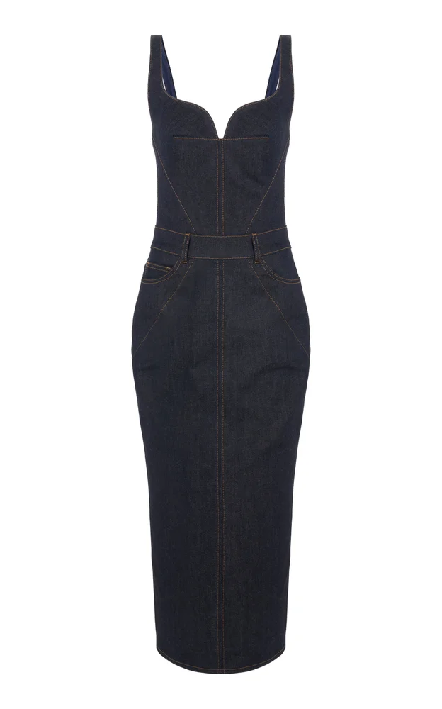 Denim Midi Dress