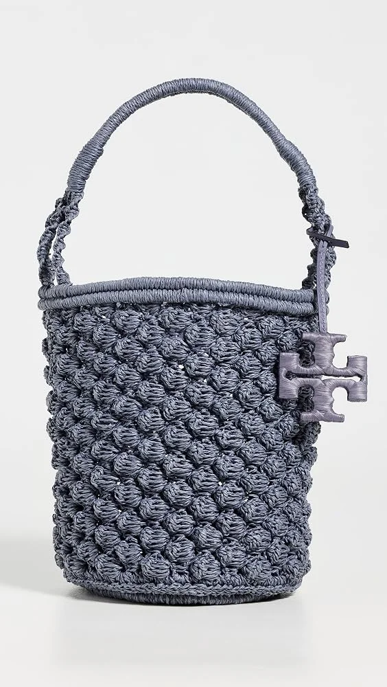 Ella Hand Crochet Popcorn Stitch Bucket Bag