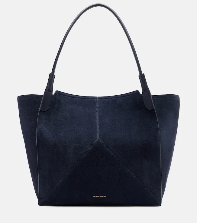 Victoria suede tote bag