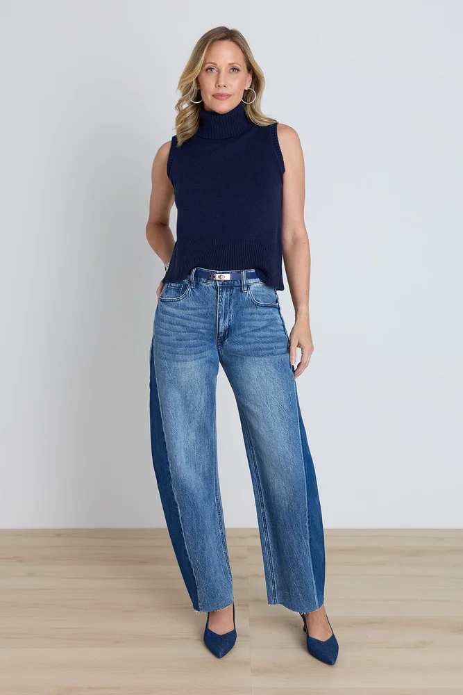 Selena Barrel Jean