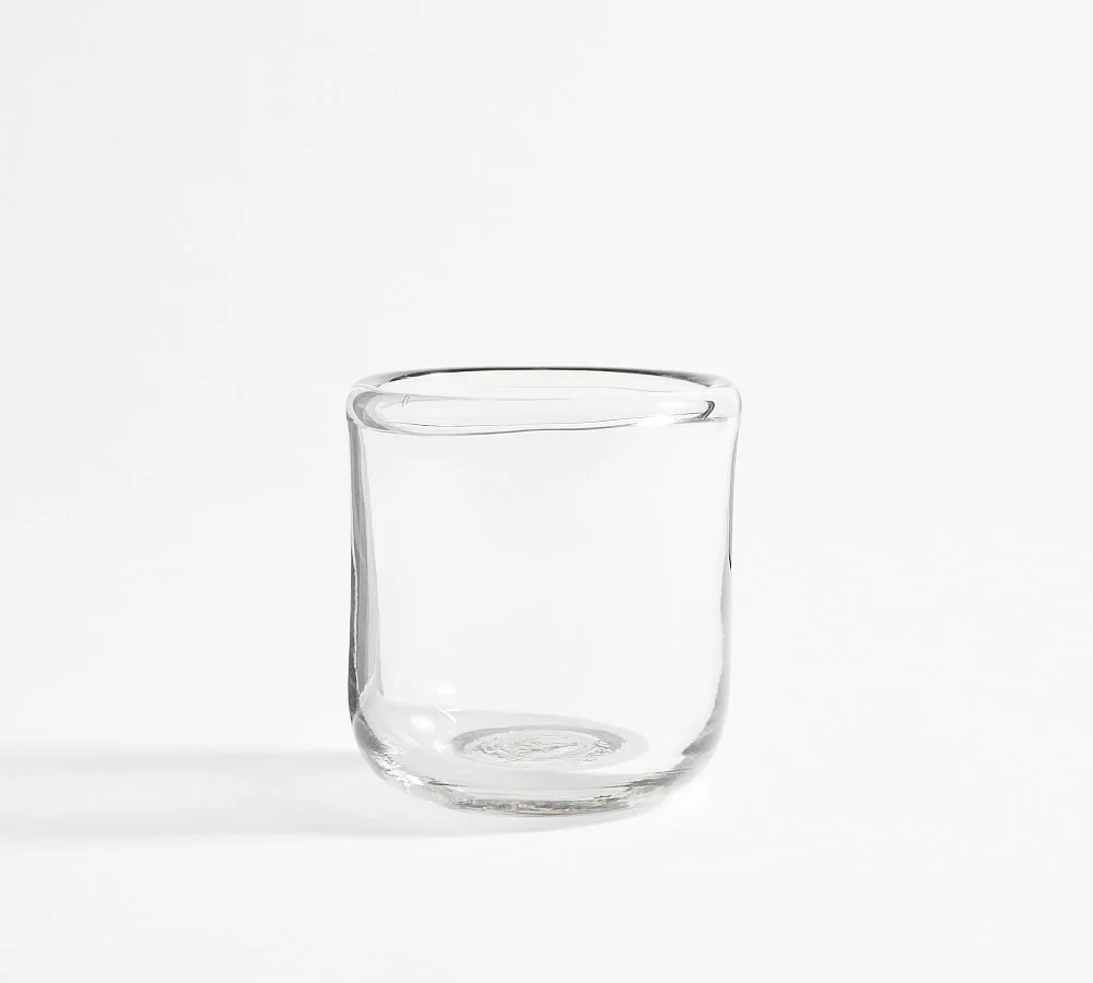 Brie Handcrafted Glass Hurricane Candle Holder