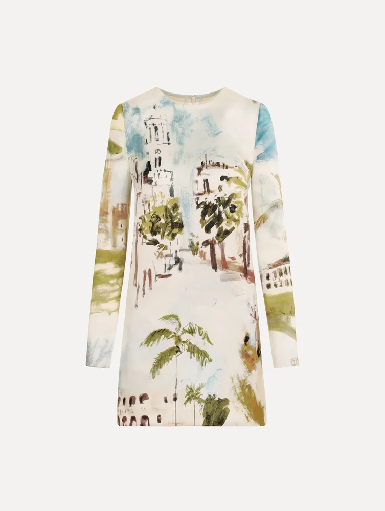 Dominican Landscape Shift Dress