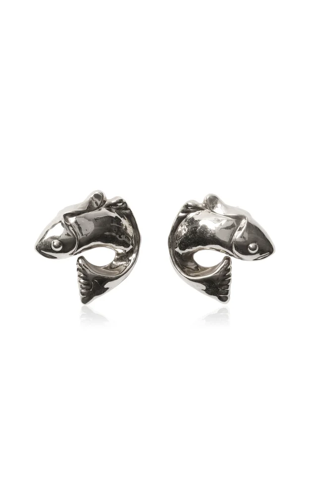 Les Boucles Poisson Copper-Brass Earrings