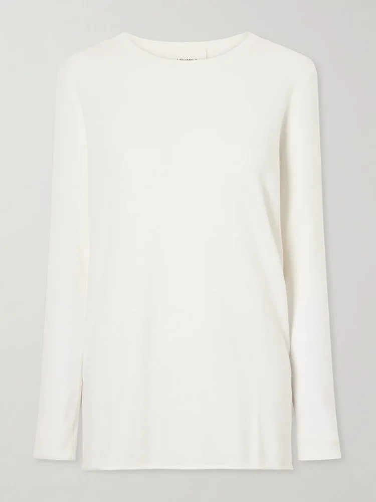 Maurie & Charlotta cotton and cashmere-blend sweater and maxi skirt set