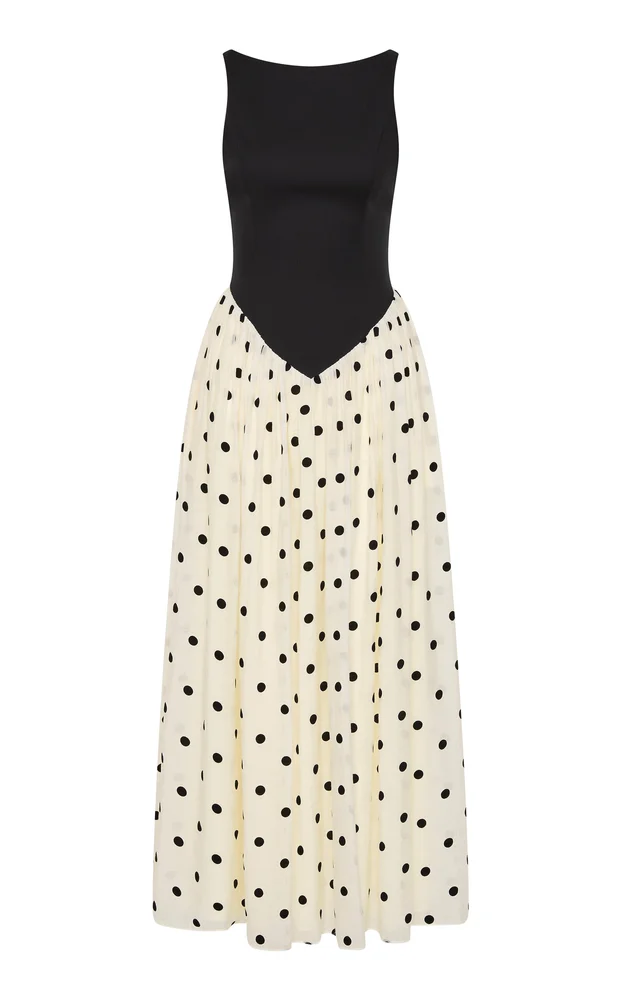 Pamela Polka Dot Maxi Dress