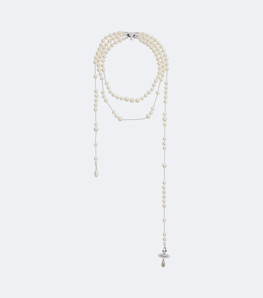 Orb embellished necklace