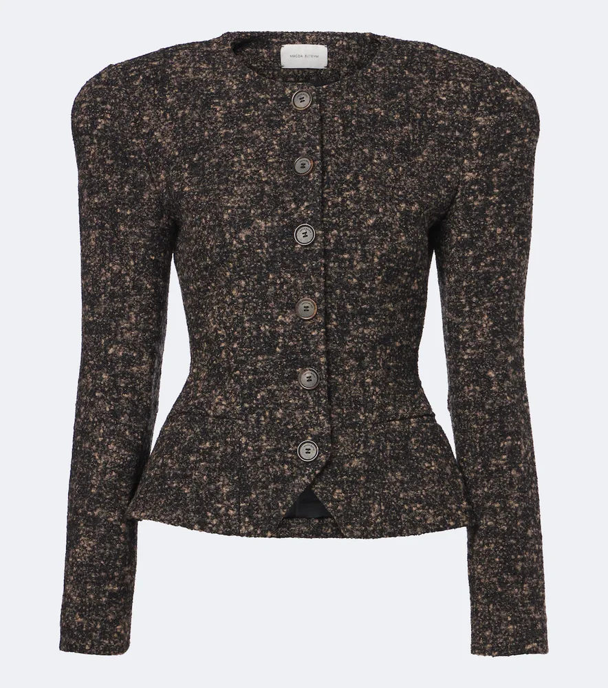 Wool and cashmere-blend bouclé jacket