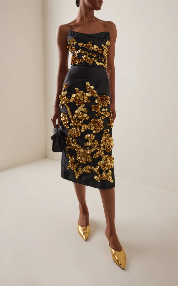 Mirage Sequined Midi Skirt